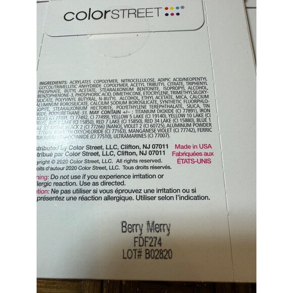 Color Street 100% Real Nail Polish Strips Variety Pack Bundle Of 5 NEW - Picture 9 of 12